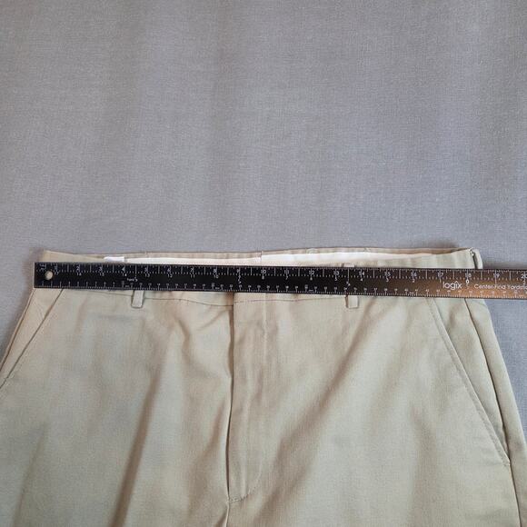 Knightsbridge Menswear Slacks Men’s 37x26 Khaki USA Cotton Blend 38x30 - Picture 5 of 12